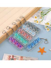 1pc Stress Relief Keyboard Keycap Pendant - Multi-Color Options, With Keyring, Suitable For Mechanical Keyboards - Great Gift For Valentine's Day And Fashion Accessory - Multicolor - View 3