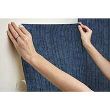 RoomMates RMK11976WP Crackled Stria Texture 1 Peel and Stick Wallpaper, beige, taupe(azul, azul marino, (blue, navy)) - Multicolor - Ver 5