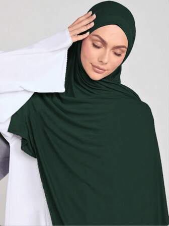 1 st enfärgad elegant och mjuk halsduk, bekväm multifunktionell huvudduk för kvinnor tillverkad av modalbomull, lämplig för vardagsbruk