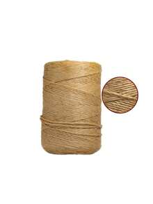 Sisal Rope Roll, Natural Twine, 1mm, 3mm And 4mm Thickness, Ready For Use In Crafts, Invitations, Decoration And More. - 3毫米 - 捲裝 75米 - 查看 1