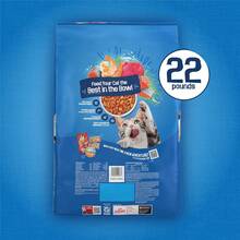 PURINA Friskies Dry Cat Food Seafood Sensations With Salmon, Tuna, And Shrimp Flavors - 22 Lb. Bag, New Year Pet Essentials, Festive Holiday Stock-Up - 22lb - View 6