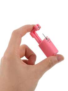 Ear Piercing Gun Kit - 6 Pack Self Ear Piercing Kit Pink Disposable Ear Piercing Tool Builted In Clear Zirconia Wholesale Home Use Piercing Kit - Multicolor - View 4