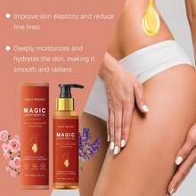 Body Firming Moisturizing Oil - Nourishes, Softens & Firms Skin, Daily Care Nourishing Body Oil - 黃色 - 查看 8