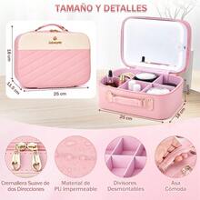 Make Up Bags - Pink - With Mirror - View 3