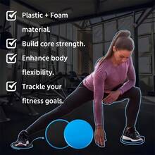 4-Season Pilates Gliding Discs, Yoga Abdominal Exercise Pads, Sled-Style Waist Training Sliders For Glute And Core Strength Training, Suitable As Birthday Gifts, Back-To-School Essentials, And Valentine's Day Presents - Multicolor - View 7