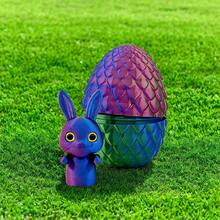 1pc Rabbit Decor With Vivid Eyes, Suitable For Desk, Dining Table, Easter Decoration, Christmas Gift - Multicolor - View 4