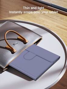 360 Degree Rotating Stand Keyboard Case Compatible With Ipad 11th Gen (2025 Model, A16), Made Of PU Leather, Detachable Wireless Bluetooth Keyboard With 150mAh Battery, Compatible With IPad 11/10th Gen Air4/Air5/Air6/Air7 10.9" (M2) 2024 Model (M3) And 10.2" IPad, Includes Wireless Keyboard And Apple Pencil Holder, Supports Auto Sleep/Wake, Gray Purple - Dusty Purple - View 8