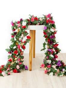 1pc Dandelion Artificial Flower, 5 Golden Spherical Heads, Fake Flower, Home Decor, Suitable For Indoor Kitchen, Living Room, Bedroom Photography Props, Floral Arrangement Decoration - Multicolor - View 7