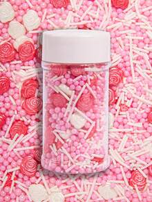 情人节甜点装饰、蛋糕装饰、混合尺寸、饼干装饰、冰淇淋、婚礼派对情人节生日装饰用品和工具，仅供装饰，不可食用