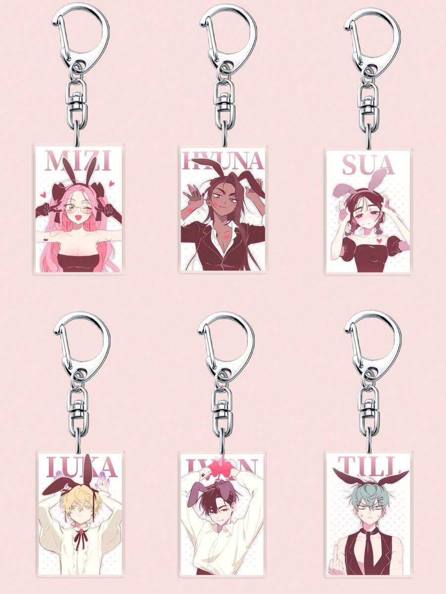 1个可爱亚克力动漫外星人舞台钥匙扣。包包配饰、背包钥匙扣、趣味饰品，也是粉丝礼物的理想之选。适合送给男朋友、女朋友、家人、老师，也是派对礼物和手机装饰的完美选择。友谊钥匙扣/女士钥匙扣/包包挂饰/汽车钥匙扣，姐妹礼物创意