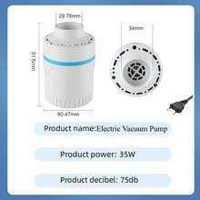 RAF Vacuum Electric Pump, Vacuum Storage Bags For Clothes In Autumn And Winter, Suitable For Vacuum Storage Of Household Rooms, Outdoor Travel Clothes, Pants, Blankets, Bedding, Etc. A Household Holiday Gift, Suitable For Halloween And Thanksgiving.Valentine's Day - EU C Type Plug(220-240V) - View 12