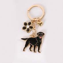 1pc New Metal Golden Retriever Animal Gold/Silver Plated Metal Pendant Keychain, Suitable For Bags, Cars, Unisex, Heart Decor, Halloween, Valentine's Day, School, Animal Car Accessories, Cute Goth, Y2K Style, Christmas Gift Idea, Bag Strap, ID Card Holder, Car Accessories, Bag Charm Gifts For Mother, Father, Graduation, And Teacher - Multicolor - View 17