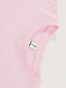 Disney Girls' T-Shirt Top, Disney Princess Minnie Mouse Cartoon Print, Cute, Stylish, Casual Summer Wear, Round Neck, Short Sleeve - 淺粉色 - 查看 3