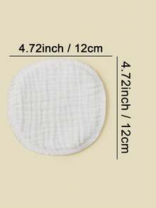 10片装可水洗可重复使用哺乳垫，哺乳妈妈专用乳垫 - 彩色 - 查看 2