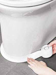 1pc Self-Adhesive Sealing Strip, Caulk Tape, Caulk Strip, Waterproof Caulk Sealant Tape, Suitable For Sink, Kitchen Countertop, Shower Room, Toilet And Wall Corner, Cleaning Supplies, Home Decor, Bathroom Decor, Autumn Decor