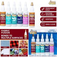Aleene's Pegamento para Tela Fabric Tacky Pack 5pk 1Durable, Sólido - Multicolor - Ver 1