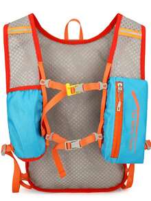 Laufrucksäcke, leichter Lauf-Hydratations-Weste Rucksack, Funktions-Laufweste für Frauen und Männer, Hydratations-Westen-Pack, Kamel-Hydratations-Westen-Rucksack, Wasser-Rucksack für Outdoor Klettern Wandern Radfahren - Verschiedenfarbig - Übersicht 16