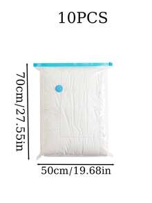 8/1 Peça Saco de Armazenamento a Vácuo, Saco de Armazenamento de Viagem, Saco Organizador de Roupas, Saco a Vácuo Reutilizável Economiza 80% de Espaço, Adequado para Jaquetas, Camisas, Roupa de Cama, Calças, Casa, Dormitório, Armário, Quarto, Banheiro, Acessórios de Viagem, Volta às Aulas