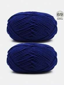 1/2支 5股混色乳白色腈纶纱线，50克/支，柔软多用途，中等粗细的乳白色纱线 - 非常适合手工编织、手工织造、DIY工艺品，可用于DIY钩编包、手提袋、围巾、帽子、毛衣、衣服、拖鞋、鞋子、玩偶、靠垫、钩编毯子、手工钩编项目、DIY小礼物、情人节礼物。