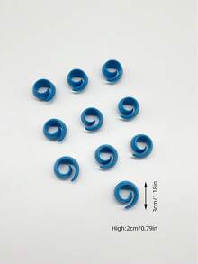 10pcs/Pack Random Color Silicone Thread Spool Locks, Suitable For Sewing Machines, Embroidery Machines, Handcraft Sewing Accessories - Multicolor - View 10