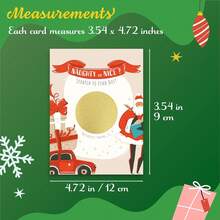 MATICAN Christmas Scratch Off Cards, 40-Pack Naughty Or Nice Game, Xmas Party Scratch-Off Tickets For Holiday Games, Secret Santa, Stocking Stuffers, 3.5 X 4.7 Inches - Nghịch ngợm hay ngoan ngoãn - Xem 3
