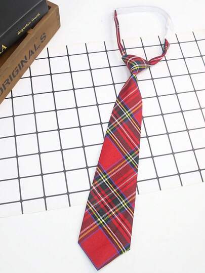 1pc Tie & Bow Tie Set, Japanese School Style Uniform Accessory, No Tie Required