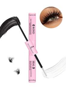 1pc 5ml Eyelash Glue & 5ml Sealing Liquid, Strong Eyelash Adhesive, 2-In-1 Waterproof Long-Lasting Eyelash Glue, DIY Eyelash Makeup Tool, Eyelash Extension Dedicated Eyelash Glue - Black - View 6