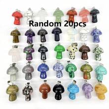 5/10/20/30/40颗装多色天然石吊坠 - 各种不对称形状的宝石珠子，石英月光石饰品 - 适用于DIY珠宝制作，手链，项链，耳环，珠宝制作珠子 - 彩色 - 查看 23