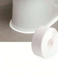 1 Rolo de Fita Vedante à Prova d'Água e Resistente a Mofo para Banheiro, Fita Adesiva Vedante para Cozinha e Banheiro, Impermeabilizante para Banheiro, Adesivo Decorativo para Juntas de Pia de Cozinha - Branco - Visão 5