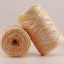 1pc Polyester T-Shirt Yarn For DIY Crafting Crochet And Knitting - Bags,Cushions,Dolls,Baskets,Scarves - Multicolor - View 6