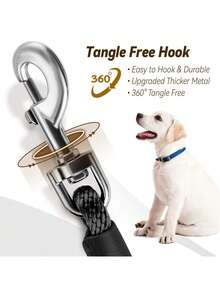 1pc 10ft/15ft/30ft/50ft Durable Dog Leash, Suitable For Large, Medium And Small Dogs Outdoor Walking, Playing, Camping Or Yard Activities - View 3