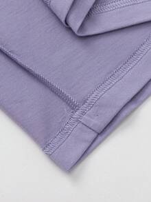 Balabala Camiseta de manga larga para niños primavera 2026, camiseta interior de algodón suave, top casual de uso diario - jacinto morado - Ver 8