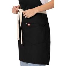 Chef Works - Delantal unisex Ridgewood color negro talla unica Negro - Talla unica - como en la foto - Ver 6