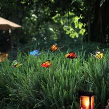 20 chiếc cọc trang trí hình bướm nhiều màu sắc cho sân vườn, trang trí sân vườn hình bướm chống thấm nước, trang trí tiệc hình bướm 3D, cọc trang trí sân vườn, trang trí chậu cây, trang trí đám cưới, trang trí sân vườn, trang trí nhà hiện đại cho ngày Valentine, trang trí chậu hoa và bình trồng cây phát sáng nhiều màu sắc, trang trí sân vườn. - Nhiều màu - Xem 7