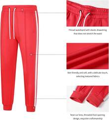 Men's Tracksuits Set Long Sleeve Casual Full Zip Running Sports 2 Piece Outfits - Green - View 8