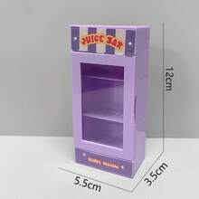 迷你超市冰箱、饮料箱、冷冻柜模型、娃娃屋配件、场景装饰 - 彩色 - 查看 9