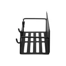 Living And Home Magnetic Fridge Spice Storage Rack Multi Pack Carbon Steel Iron Matte Black Space Saving Organizer - Style-a 2Pcs - View 3