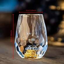 0.5oz/15ml Huajing Jinshan Whiskey Glass, Premium Glassware For Home Use, High-End Wine Set, Handcrafted Cocktail Glass, Also Suitable For Vodka And Home Bar Decor - Multicolor - View 10