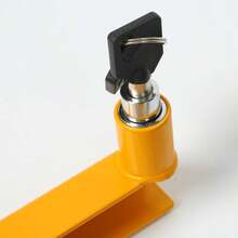 Heavy Duty Car Handbrake Lock Safety Anti Theft Gear Stick Gear Shift Lock + Key - Yellow - View 6