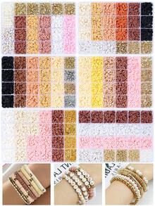 软陶珠套装，混合颜色，扁平软陶珠套装，适用于珠宝制作、DIY手链、耳环、项链、生日礼物、工艺品材料、手机配件 - 軟陶套裝 - 查看 11