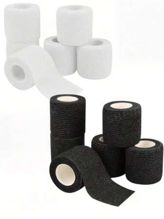 7卷运动绷带，弹性自粘绷带，用于固定手指和脚踝护具，也可用于保护手腕、腰部、膝盖和肘部，适用于足球、篮球、跑步、健身、羽毛球、网球等运动。
