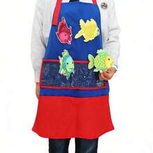 Quixorblex 17件套毛毡故事道具套装，彩虹鱼主题卡通鱼形，蒙特梭利互动学习道具，手工柔软质感奖励及活动教育辅助工具，学前儿童启蒙教学工具，适用于教室、家庭及早期教育 - 彩色 - 查看 12