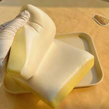 1pc Slow Rising Bread Squeeze Toy - Super Soft Stress Relief Toy, Easter Basket Filler, Party Favor - Multicolor - View 3