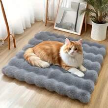 Plush Pet Bed - Soft & Warm Luxury Plush Pet Bed, Suitable For Cats & Dogs | Rectangular Polyester Blanket, Available In Multiple Colors | Fits Small To Large Dog Breeds, Suitable For All Seasons, Extremely Comfortable - Multicolor - View 2