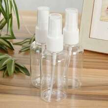 4pcs 30ml Refillable Spray Bottles, Portable Reusable Fine Mist Sprayer Bottles, Travel Size Cosmetic Sample Spray Containers - Clear - View 4