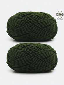 1/2支 5股混色乳白色腈纶纱线，50克/支，柔软多用途，中等粗细的乳白色纱线 - 非常适合手工编织、手工织造、DIY工艺品，可用于DIY钩编包、手提袋、围巾、帽子、毛衣、衣服、拖鞋、鞋子、玩偶、靠垫、钩编毯子、手工钩编项目、DIY小礼物、情人节礼物。