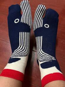 1/2/4双装趣味分趾袜，情侣及闺蜜可爱新奇袜