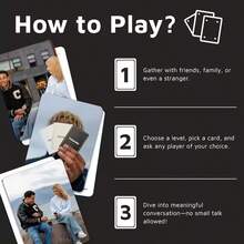 90张深度对话开场卡，适合成人和情侣 - 2-6人，是了解身边人的好方法。 - 彩色 - 查看 7