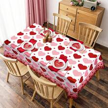 1pc Christmas Tree Rectangle Tablecloth, Washable Polyester Table Cover With Farmhouse Winter Christmas Pine Branches And Ornament Decor, Suitable For Holiday Celebration, Winter And Christmas Theme Party, Living Room, Kitchen, Dining Table, Patio, Picnic, Indoor And Outdoor Home Decor - White - View 11