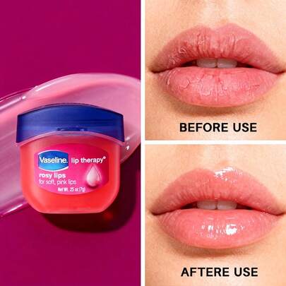 Vaseline 7g Classic Lip Balm Rose (Legacy), Suitable For Daily Use